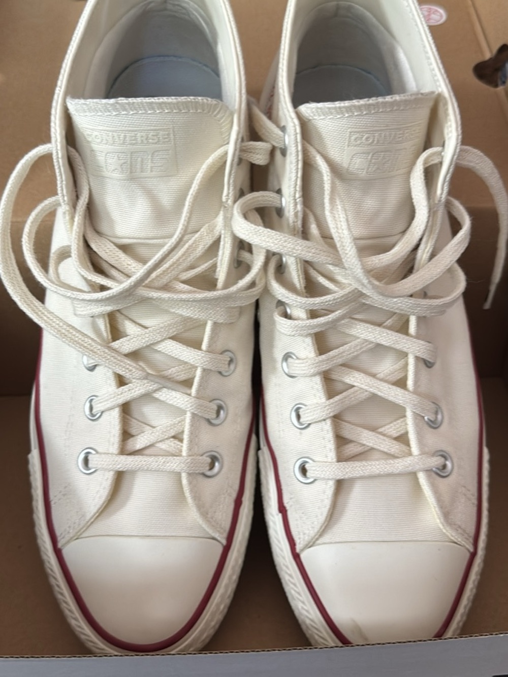 Converse Chuck Taylor Pro Sneakers with Red Trim NEW skateboarding